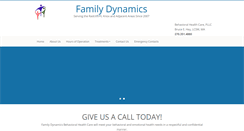 Desktop Screenshot of familydynamicsbhc.com